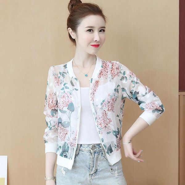 women's jackets summer casual thin baseball short jacket long sleeve floral print chiffon fashion sun protection clothing y451, Black;brown
women's jackets summer casual thin baseball short jacket long sleeve floral print chiffon fashion sun protection clothing y451, Black;brown
