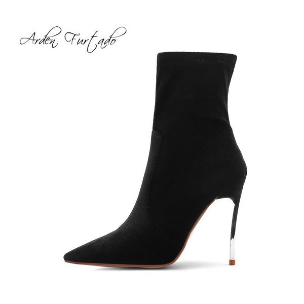 boots arden furtado fashion women's shoes spring pointed toe stilettos heels concise elegant purple red stretch big size, Black
boots arden furtado fashion women's shoes spring pointed toe stilettos heels concise elegant purple red stretch big size, Black