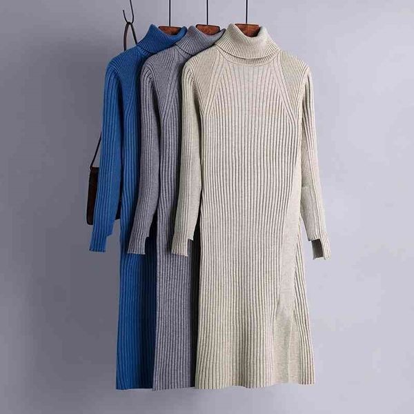 casual dresses oversize autumn winter midi sweater women staight knit highneck female chic loose warm mseu, Black;gray
casual dresses oversize autumn winter midi sweater women staight knit highneck female chic loose warm mseu, Black;gray