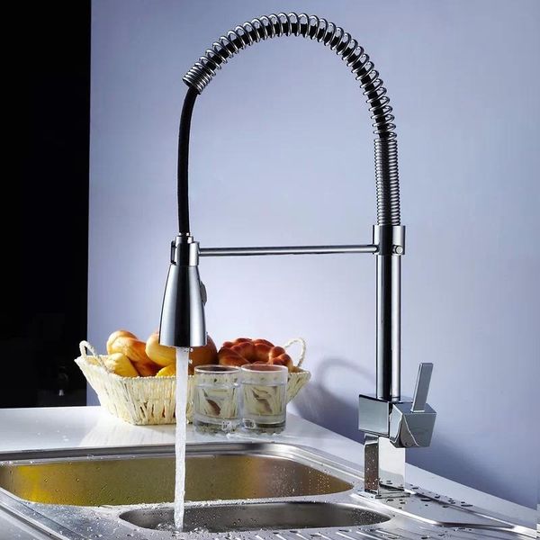 

kitchen faucets becola mixer taps brass pull down single level contemporary mixers faucet ch-8009