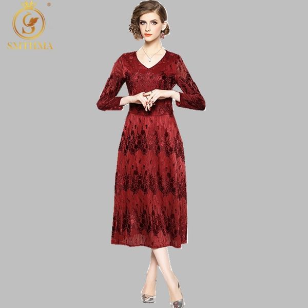 european style autumn and winter long-sleeved jacquard velvet dress women's v-neck runway dresses vestidos 210520, Black;gray
european style autumn and winter long-sleeved jacquard velvet dress women's v-neck runway dresses vestidos 210520, Black;gray