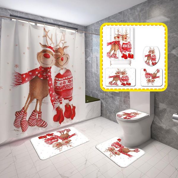 shower curtains christmas elk cartoon curtain joyful simplicity bathroom toilet seat cover cute animal bath mat non-slip carpet set
shower curtains christmas elk cartoon curtain joyful simplicity bathroom toilet seat cover cute animal bath mat non-slip carpet set