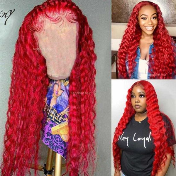 red water wavy brazilian wigs human hair transparent lace front wig with natural hairline for black women adjustable strap, Black;brown
red water wavy brazilian wigs human hair transparent lace front wig with natural hairline for black women adjustable strap, Black;brown