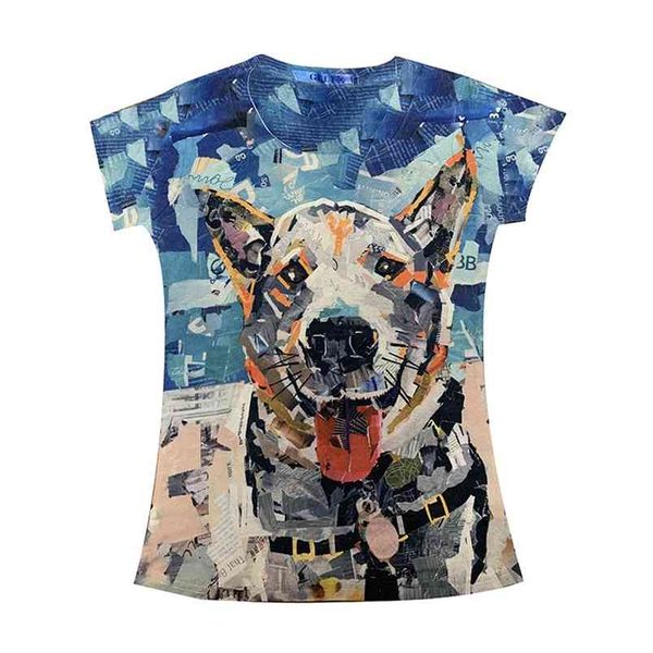 europe style summer fashion dog print t-shirt for women o neck short sleeves tee girls female pullover casual tees 210428, White
europe style summer fashion dog print t-shirt for women o neck short sleeves tee girls female pullover casual tees 210428, White