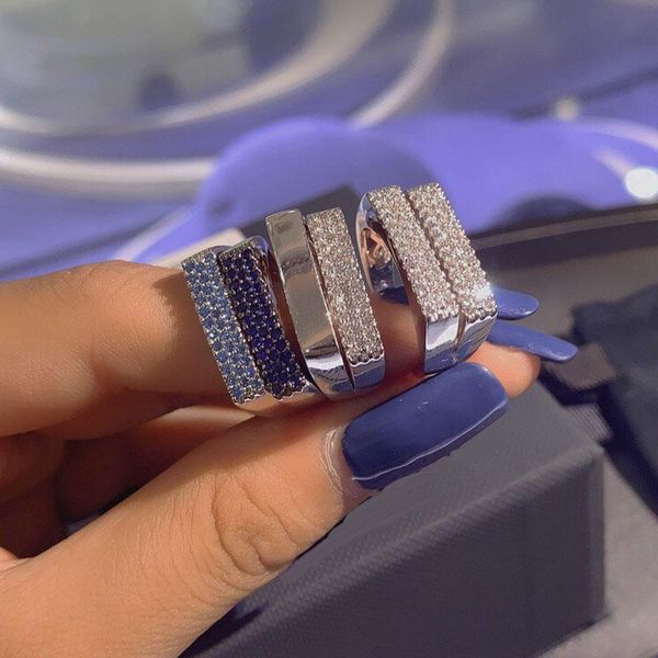 cluster rings umgodly fahsion ring silver color navy blue and lagoon rectangle micro zircon women jewelry, Golden;silver
cluster rings umgodly fahsion ring silver color navy blue and lagoon rectangle micro zircon women jewelry, Golden;silver