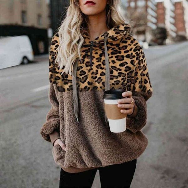 women's hoodies & sweatshirts leopardo splicing hoodies mulher de pelúcia manga longa desenhar corda pulôver feminino outono inverno zÃ, Black
women's hoodies & sweatshirts leopardo splicing hoodies mulher de pelúcia manga longa desenhar corda pulôver feminino outono inverno zÃ, Black