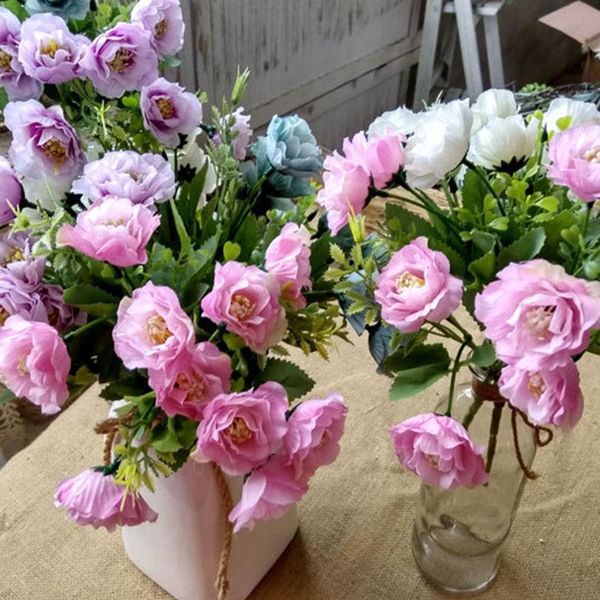 decorative flowers & wreaths simulation artificial flower rose bouquet durable decoration for home wedding party h99f
decorative flowers & wreaths simulation artificial flower rose bouquet durable decoration for home wedding party h99f