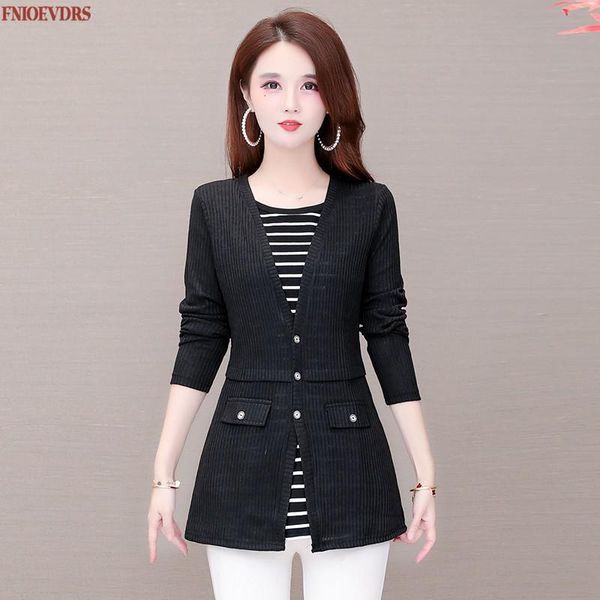 womens autumn spring long sleeve elegant office lady faux two piece design striped shirts peplum tunic plus size women's blouses &, White
womens autumn spring long sleeve elegant office lady faux two piece design striped shirts peplum tunic plus size women's blouses &, White