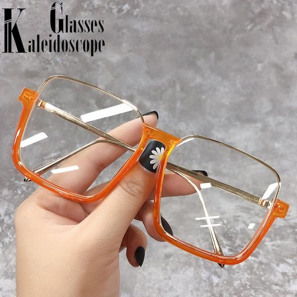 retro oversized square glasses frame women men metal vintage eyeglasses frames brand designer myopia optical eyewear fashion sunglasses, Black
retro oversized square glasses frame women men metal vintage eyeglasses frames brand designer myopia optical eyewear fashion sunglasses, Black