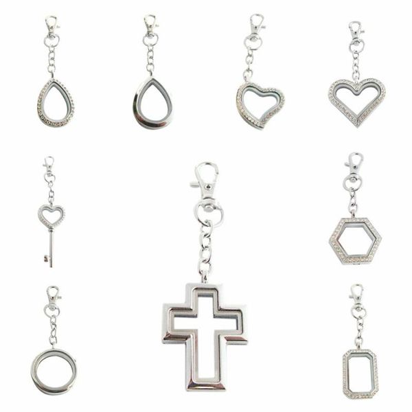 keychains 1pc magnetic floating locket keychain round heart water drop cross shape memory with 10pcs random charms, Silver
keychains 1pc magnetic floating locket keychain round heart water drop cross shape memory with 10pcs random charms, Silver