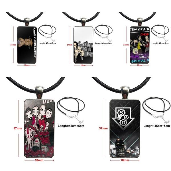 pendant necklaces awesome system of a down fashion glass cabochon rectangle necklace choker jewelry for party gift, Silver
pendant necklaces awesome system of a down fashion glass cabochon rectangle necklace choker jewelry for party gift, Silver