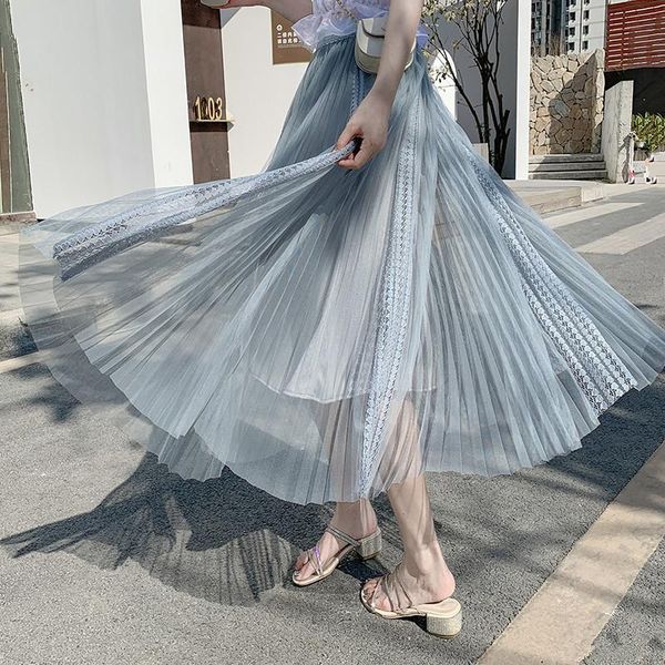 skirts korean fashion pleated skirt for women elegant lace womens ladies mesh long woman high waist midi, Black
skirts korean fashion pleated skirt for women elegant lace womens ladies mesh long woman high waist midi, Black