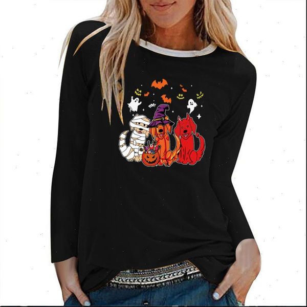 dogs pumpkin bats printing womens t shirts halloween long sleeve autumn winter aesthetic clothes fashion graphic tee harajuku top, White
dogs pumpkin bats printing womens t shirts halloween long sleeve autumn winter aesthetic clothes fashion graphic tee harajuku top, White