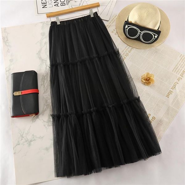 skirts long women spring summer elastic high waist mesh skirt womens gauze black jupe longue femme
skirts long women spring summer elastic high waist mesh skirt womens gauze black jupe longue femme