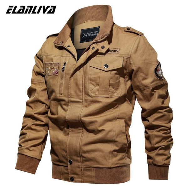 men's jackets spring stand collar casual flight jacket brand men military bomber 2021 plus size cotton coats windbreakers, Black;brown
men's jackets spring stand collar casual flight jacket brand men military bomber 2021 plus size cotton coats windbreakers, Black;brown