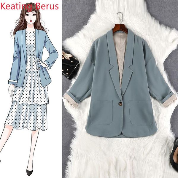 women's jackets suit loose large size 5xl summer blue single button fashion blazer temperament elegant jacket commute, Black;brown
women's jackets suit loose large size 5xl summer blue single button fashion blazer temperament elegant jacket commute, Black;brown