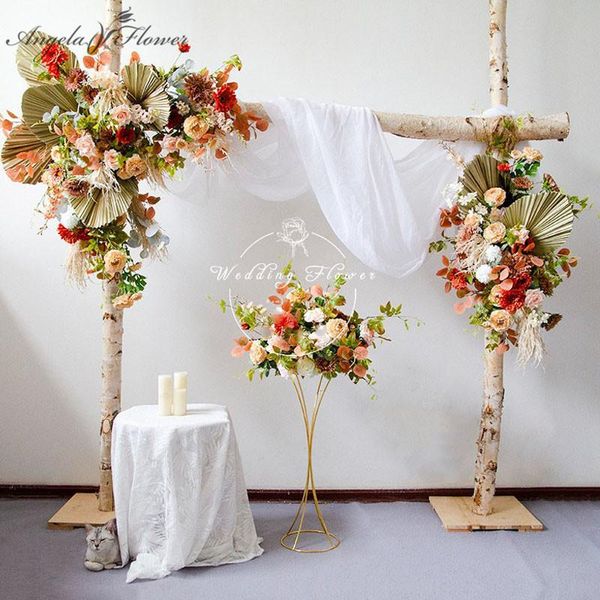 custom wedding backdrop arch decor corner flower row party accessories artificial arrangement with dried leaf decorative flowers & wreaths
custom wedding backdrop arch decor corner flower row party accessories artificial arrangement with dried leaf decorative flowers & wreaths