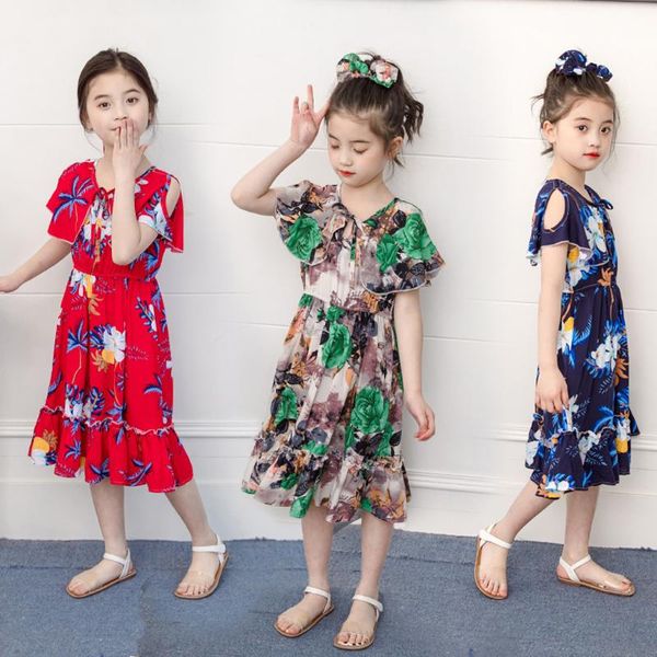 girl's dresses toddler kids baby girl floral print beach dress princess outfits clothes sweet girls summer casual, Red;yellow
girl's dresses toddler kids baby girl floral print beach dress princess outfits clothes sweet girls summer casual, Red;yellow
