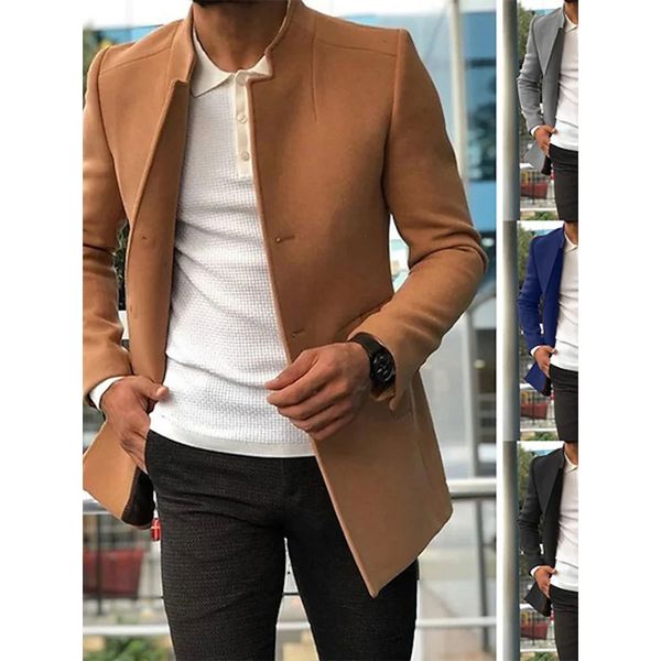 men's coat daily fall & winter short coat stand collar regular fit streetwear jacket long sleeve solid colored patchwork, Black
men's coat daily fall & winter short coat stand collar regular fit streetwear jacket long sleeve solid colored patchwork, Black