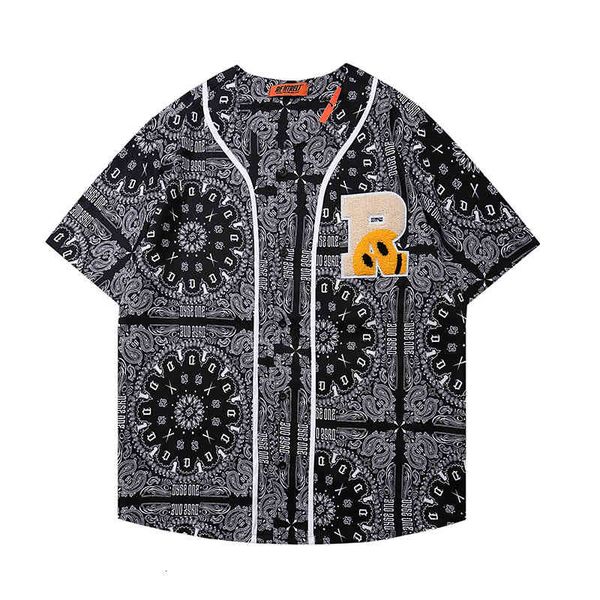 men's casual shirts towel embroidered cashew printing short sleeve summer shirts of men and women high street retro oversize casual haw, White;black
men's casual shirts towel embroidered cashew printing short sleeve summer shirts of men and women high street retro oversize casual haw, White;black