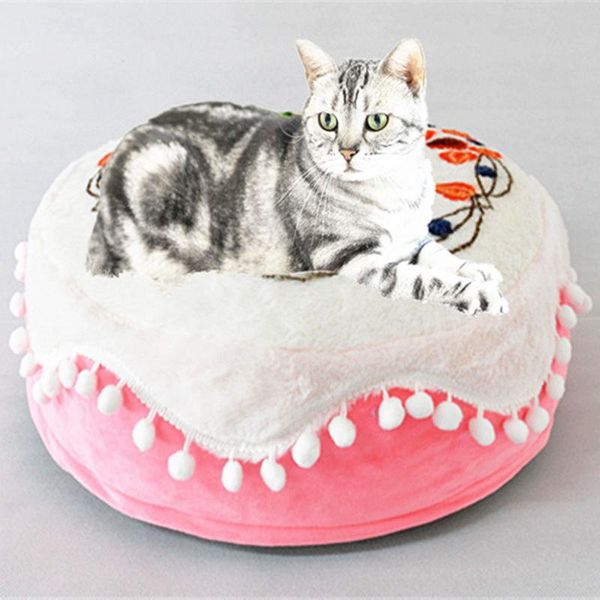 kennels & pens cute plush pet dog bed for cats beds small dogs cake-shaped house puppy cushion kennel portable warm basket supplies mat
kennels & pens cute plush pet dog bed for cats beds small dogs cake-shaped house puppy cushion kennel portable warm basket supplies mat