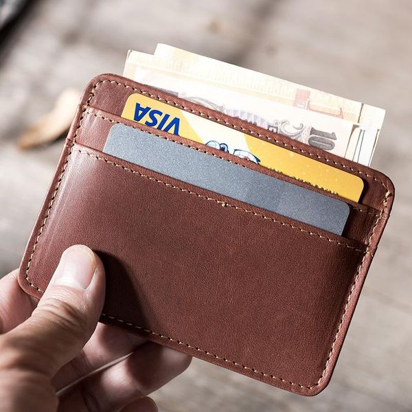 card holders women men rfid vintage leather holder multi-function id bank wallet case slim purse, Brown;gray
card holders women men rfid vintage leather holder multi-function id bank wallet case slim purse, Brown;gray