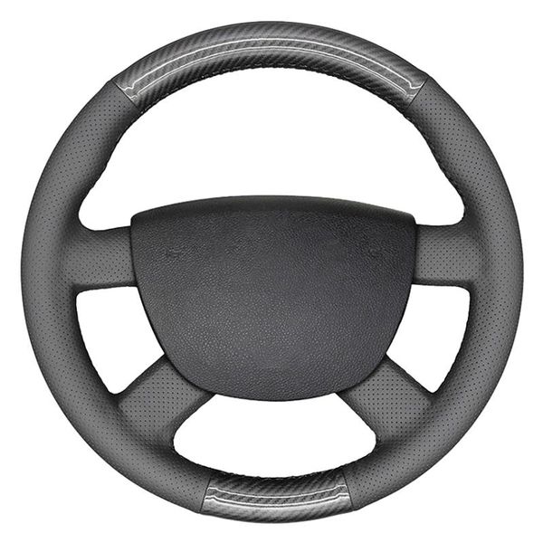 steering wheel covers black carbon fiber leather car cover for kuga 2008-2011 focus 2 2005-2011 3 2012-2014 c-max 2007
steering wheel covers black carbon fiber leather car cover for kuga 2008-2011 focus 2 2005-2011 3 2012-2014 c-max 2007