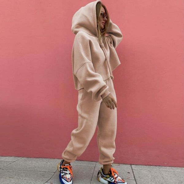 Women's Tracksuits Fashion Casual Loose Solid Tracksuit Sets Women Elegant Hooded Tops And Long Pants Female Streetwear Homewear Suits 0ESP, Gray
Women's Tracksuits Fashion Casual Loose Solid Tracksuit Sets Women Elegant Hooded Tops And Long Pants Female Streetwear Homewear Suits 0ESP, Gray