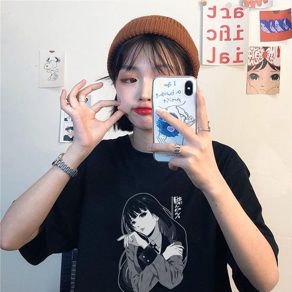 summer kakegurui japan print womens t shirts fashion o neck vintage harajuku ulzzang punk casual streetwear chic cute fun women, White
summer kakegurui japan print womens t shirts fashion o neck vintage harajuku ulzzang punk casual streetwear chic cute fun women, White