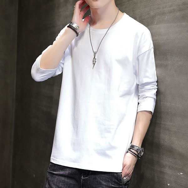 mens sweater new spring and autumn men's sweater casual versatile trend long sleeve t-shirt cotton 201, Black
mens sweater new spring and autumn men's sweater casual versatile trend long sleeve t-shirt cotton 201, Black