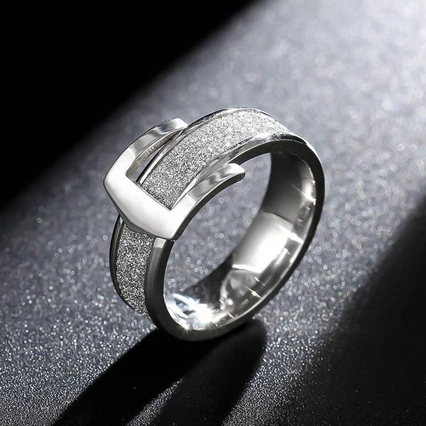 wedding rings 6mm stainless steel scrub ring engagement buckle for women, Slivery;golden
wedding rings 6mm stainless steel scrub ring engagement buckle for women, Slivery;golden