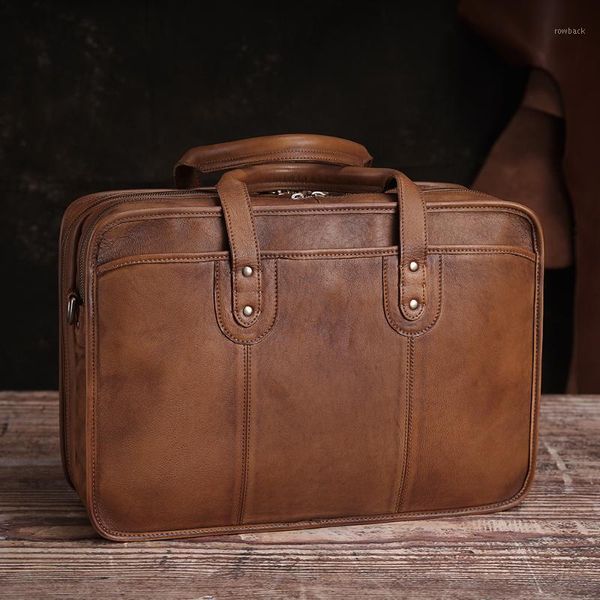briefcase men vintage man handbag travel bag shoulder handmade genuine leather brown lapbusinessv fashion
briefcase men vintage man handbag travel bag shoulder handmade genuine leather brown lapbusinessv fashion