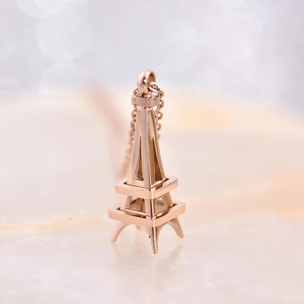 pendant necklaces no fading rivca fashion rose gold eiffel tower necklace stainless steel women jewelry charm clasp chain friendship gift, Silver
pendant necklaces no fading rivca fashion rose gold eiffel tower necklace stainless steel women jewelry charm clasp chain friendship gift, Silver