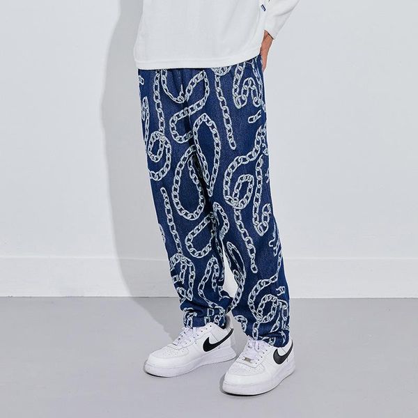 men's jeans embroidery design harem pants men hip hop street style loose fit fashion trousers autumn winter jacquard fabric, Blue
men's jeans embroidery design harem pants men hip hop street style loose fit fashion trousers autumn winter jacquard fabric, Blue