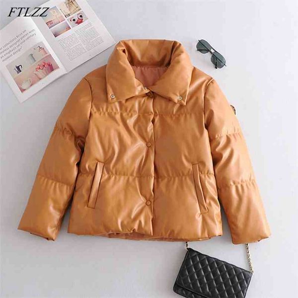 winter women loose thick warm outwear faux leather cotton coat casual female stand collar short black jacket 210430
winter women loose thick warm outwear faux leather cotton coat casual female stand collar short black jacket 210430