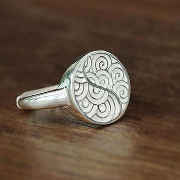 original design wave craft opening ring chinese style retro unique designer charm women silver jewelry cluster rings, Golden;silver
original design wave craft opening ring chinese style retro unique designer charm women silver jewelry cluster rings, Golden;silver