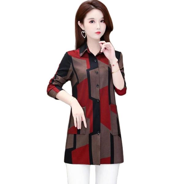 women's blouses & shirts 2021 spring stye thick red plus size 5xl geometry elegant blusas women blouse fashion mother vintage, White
women's blouses & shirts 2021 spring stye thick red plus size 5xl geometry elegant blusas women blouse fashion mother vintage, White