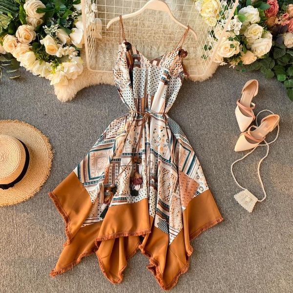 casual dresses 2021 summer bohemian print women dress v neck beach style vestidos a-line lace up fashion 6628#, Black;gray
casual dresses 2021 summer bohemian print women dress v neck beach style vestidos a-line lace up fashion 6628#, Black;gray