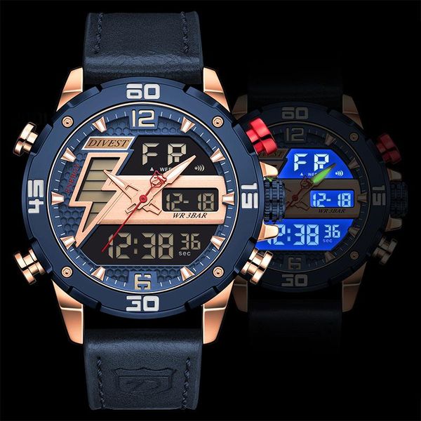 wristwatches divest watch men mens sport military fashion quartz dual display casual wristwatch male chronograph watches relogio masculino, Slivery;brown
wristwatches divest watch men mens sport military fashion quartz dual display casual wristwatch male chronograph watches relogio masculino, Slivery;brown