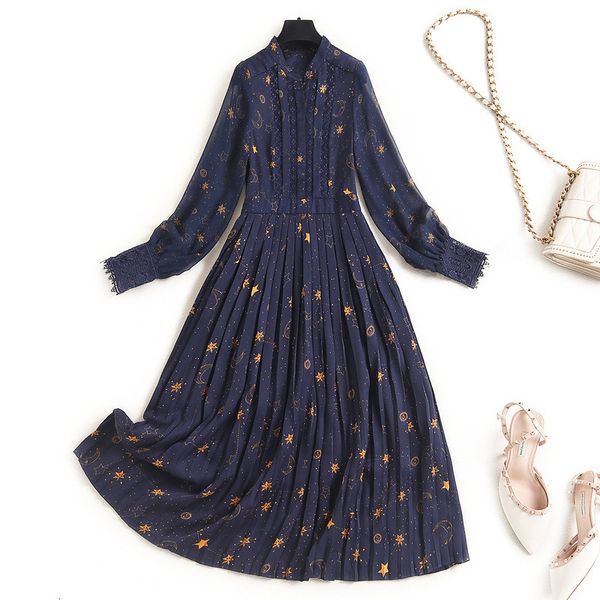 casual dresses spring summer long sleeve round neck blue print chiffon panelled pleated mid-calf dress elegant j1416736 iv6r, Black;gray
casual dresses spring summer long sleeve round neck blue print chiffon panelled pleated mid-calf dress elegant j1416736 iv6r, Black;gray