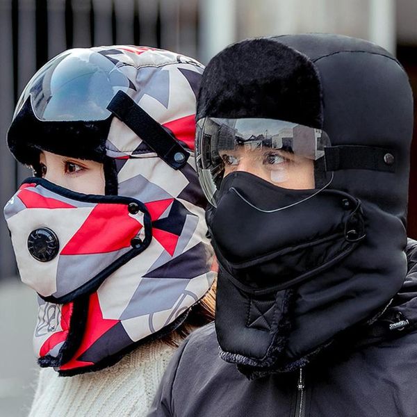 men women winter warm wool blend lei feng hat with goggles outdoor cycling cap neck ear protection climbing skiing caps & masks, Black
men women winter warm wool blend lei feng hat with goggles outdoor cycling cap neck ear protection climbing skiing caps & masks, Black