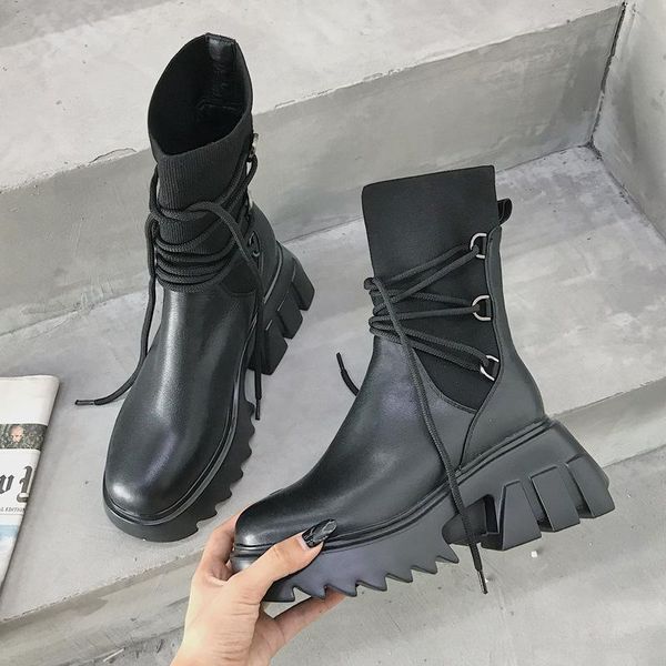 boots woman 2021 ladies casual stretch socks fashion cross-tied women shoes platform gothic, Black
boots woman 2021 ladies casual stretch socks fashion cross-tied women shoes platform gothic, Black