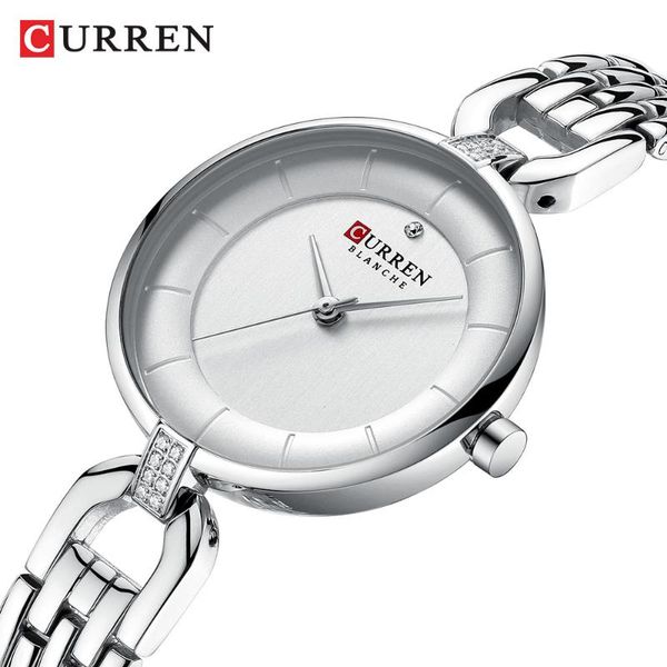 wristwatches curren women quartz watches female fashion luxury watch ladies simple stainless steel mesh belt wrist for wife, Slivery;brown
wristwatches curren women quartz watches female fashion luxury watch ladies simple stainless steel mesh belt wrist for wife, Slivery;brown