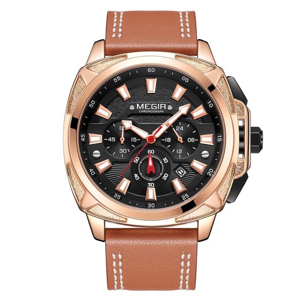 fashion megir 2128 man watch alloy case pu belt male business watches quartz wristwatch with 3 dials chronograph and auto date 3atm 304 sta, Slivery;brown
fashion megir 2128 man watch alloy case pu belt male business watches quartz wristwatch with 3 dials chronograph and auto date 3atm 304 sta, Slivery;brown