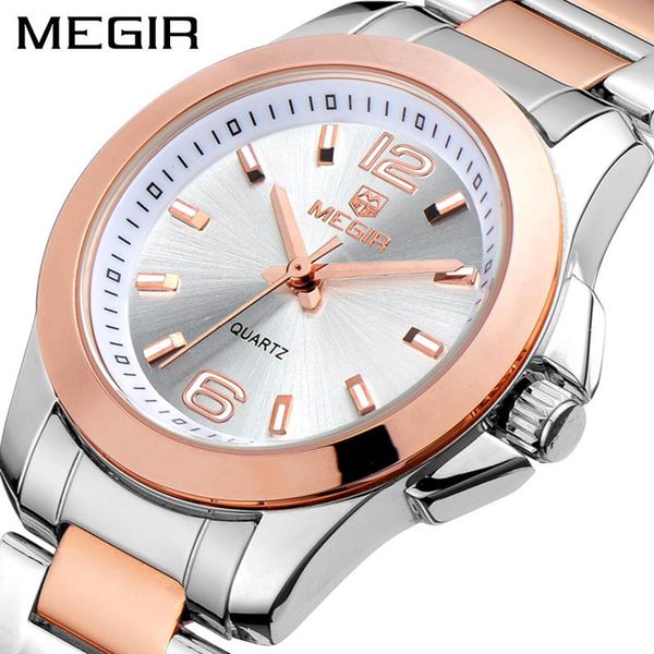 wristwatches luxury women's watch megir brand quartz watches steel belt waterproof relogio feminino clock, Slivery;brown
wristwatches luxury women's watch megir brand quartz watches steel belt waterproof relogio feminino clock, Slivery;brown