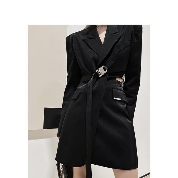 women's suits & blazers cool y2k women streetwear spring autumn irregular dark style full turn-down collar elastic waist simple motor d, White;black
women's suits & blazers cool y2k women streetwear spring autumn irregular dark style full turn-down collar elastic waist simple motor d, White;black