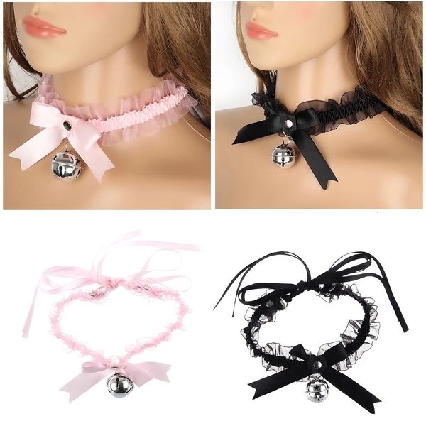 lace adjustable bell collar clavicle chain butterfly soft cute neck ring cat necklace girl, White;golden
lace adjustable bell collar clavicle chain butterfly soft cute neck ring cat necklace girl, White;golden