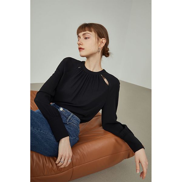 women's jackets fansilanen womens of niche women around the hollow neck early autumn shirt black temperament female-sense design-blous, Black;brown
women's jackets fansilanen womens of niche women around the hollow neck early autumn shirt black temperament female-sense design-blous, Black;brown