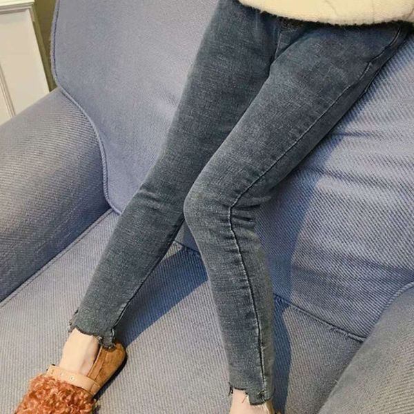 girls' spring and autumn style version high waist elastic medium large slim pants, Blue
girls' spring and autumn style version high waist elastic medium large slim pants, Blue