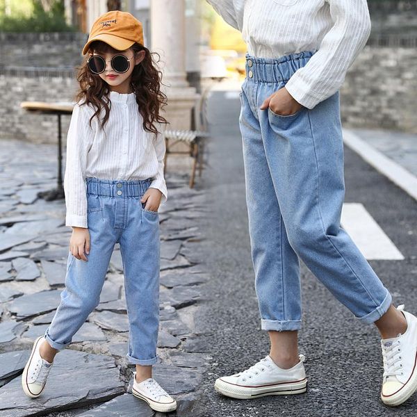 casual girls denim pants autumn high waist kids trousers fashion jeans outfits ninth vestidos for 6 8 10 12 year, Blue
casual girls denim pants autumn high waist kids trousers fashion jeans outfits ninth vestidos for 6 8 10 12 year, Blue